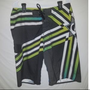 Qiuksilver Sz 34 Mens Board Shorts Swim Trunks